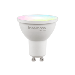 Kit Lâmpada LED Spot Smart Wi-Fi Intelbras EWS 440 - 2 unidades