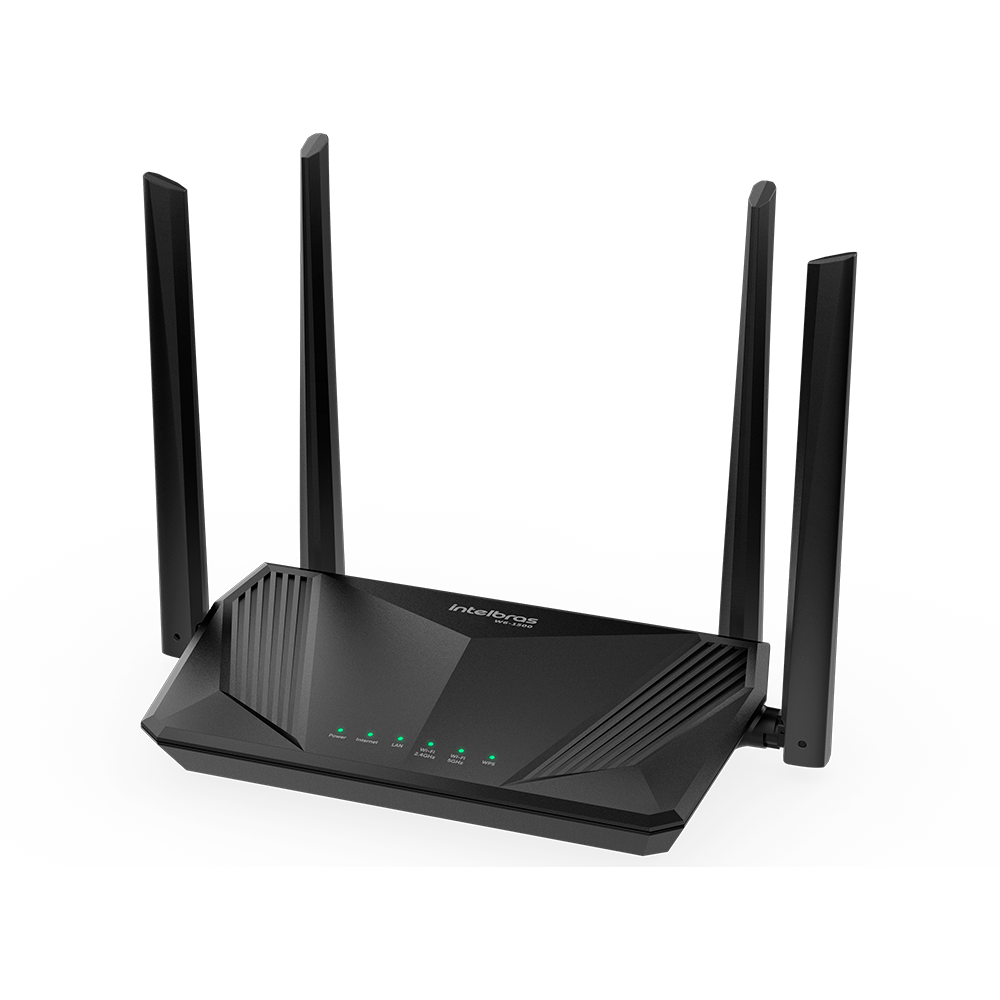 Roteador Wi-Fi 6 Dual Band W6-1500 Preto