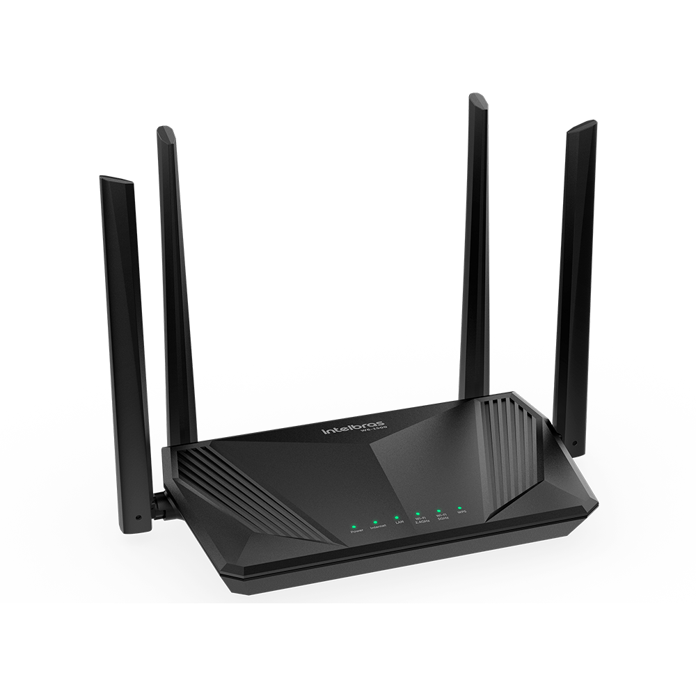 Roteador Wi-Fi 6 Dual Band W6-1500 Preto