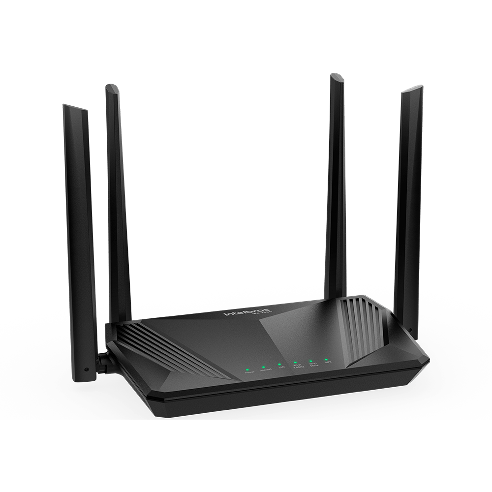 Roteador Wi-Fi 6 Dual Band W6-1500 Preto